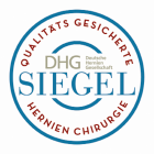 Siegel zur qualitätsgesicherten Hernienchirurgie der DHG (Deutsche Hernien Gesellschaft)